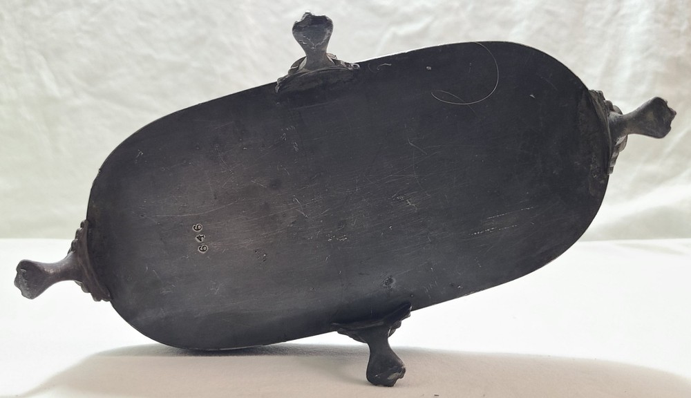 Silverplate Frame For DOUBLE Pickle Castor Set Victorian Vintage