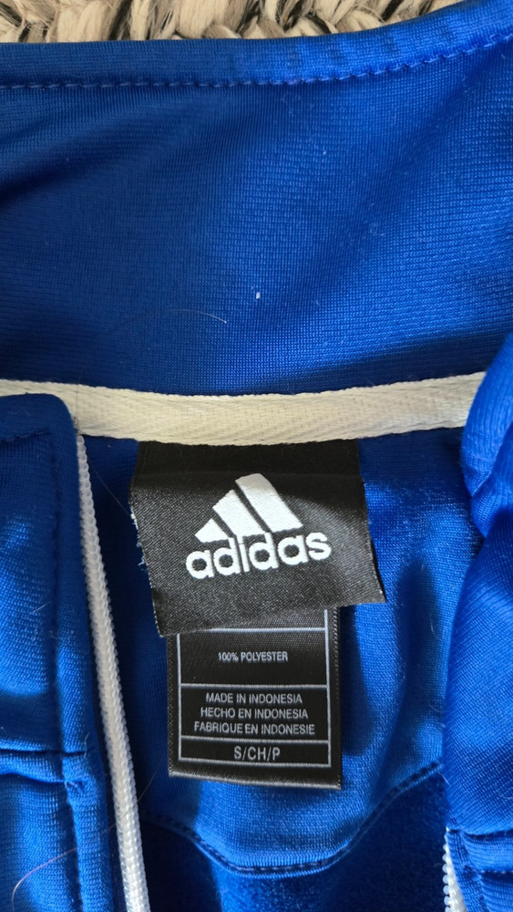 Adidas Blue Track Jacket Small Men