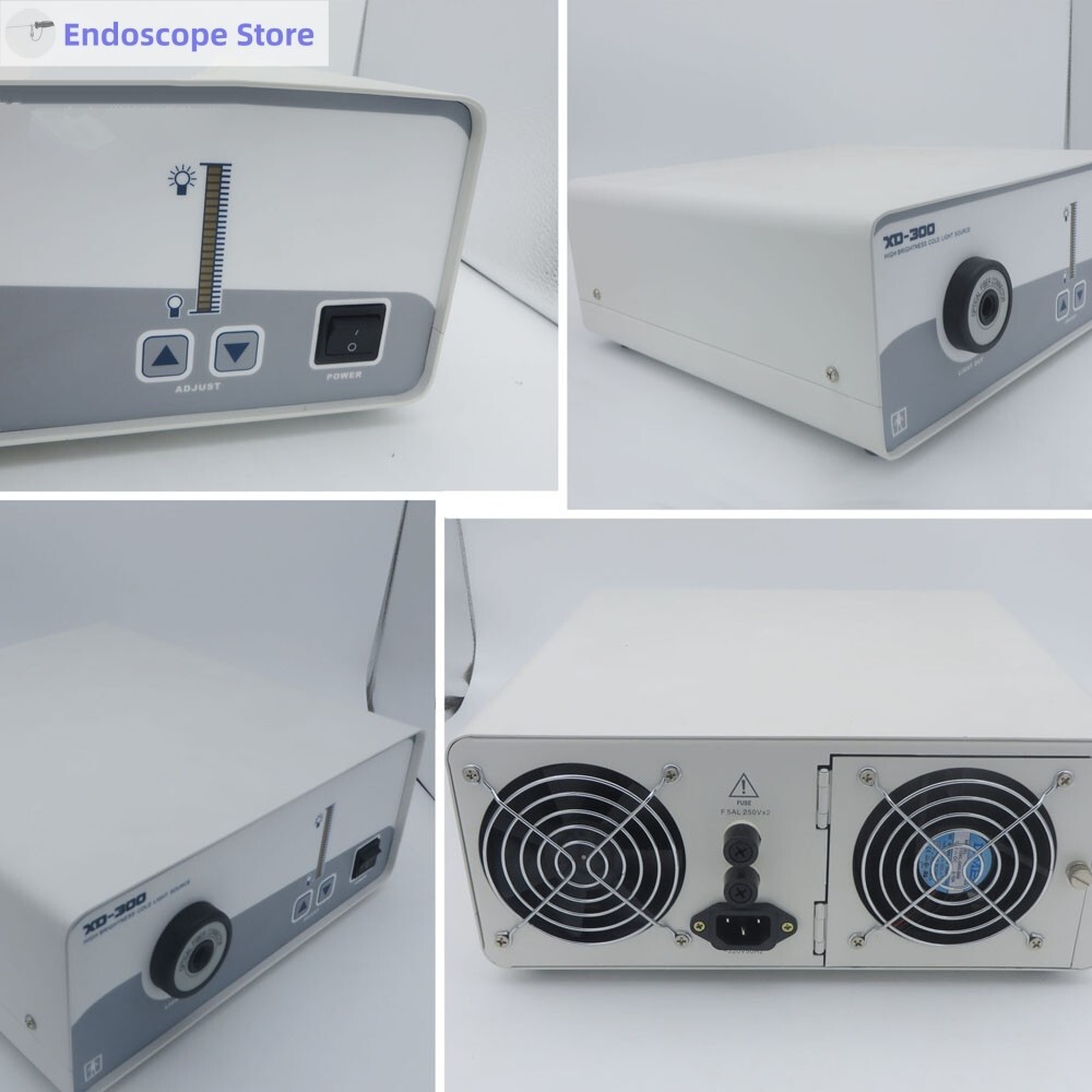 Medical Surgical Xenon 250W Endoscope Cold Light Source Adjustable Customized