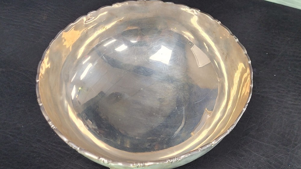 Antique European .800 Silver Footed Bowl