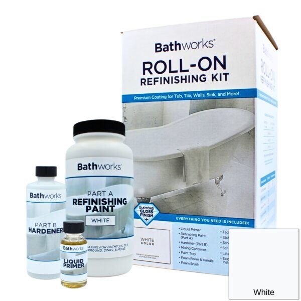 Bathworks Refinishing Kit Tub Tile Wall Surround Sink