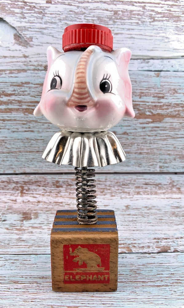 Elephant Mixed Media Assemblage Animal Art Sculpture OOAK