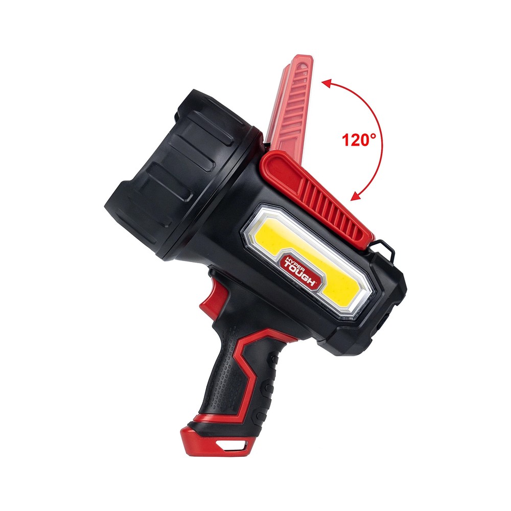 Hyper Tough 1800 Lumens Led Spotlight, Power Bank Function, IP67 Waterproof