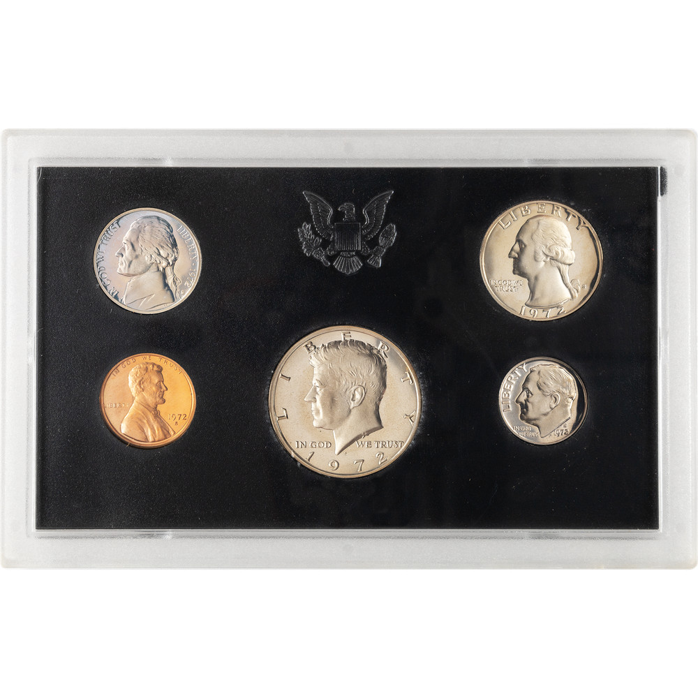 1972-S Clad Proof Set 5 Coins
