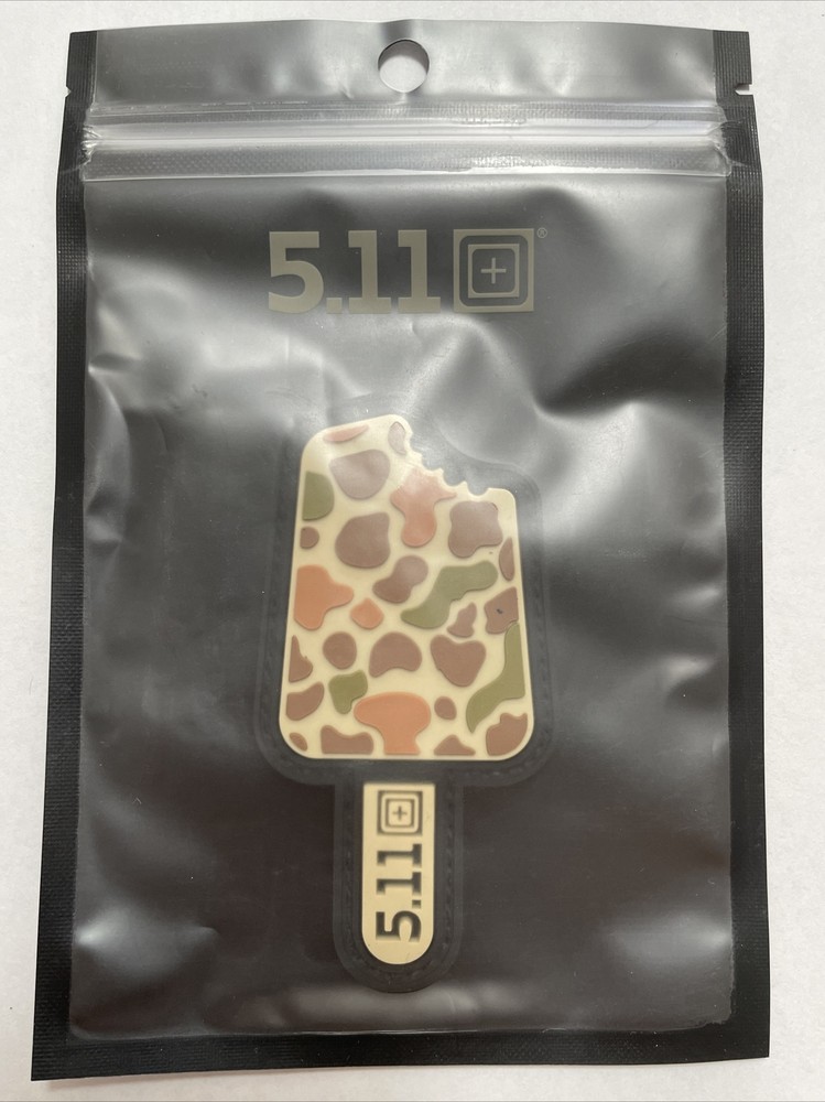 *BRAND NEW* 5.11 TACTICAL CAMO POPSICLE PATCH HOOK BACKING