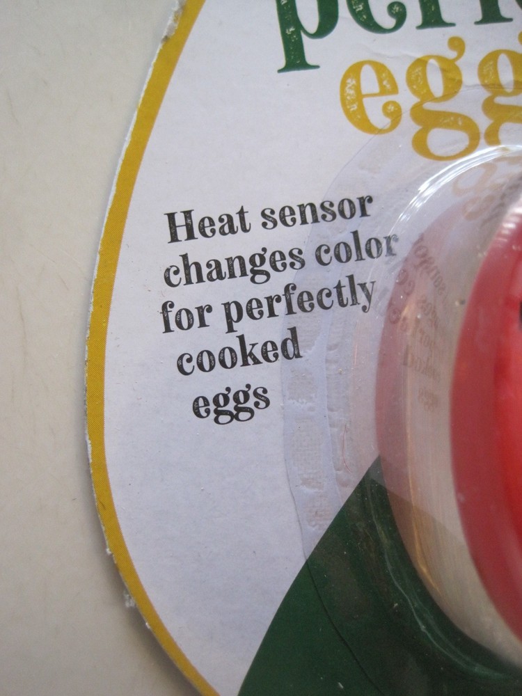 NEW Perfect Egg Egg Timer Soft Medium Hard Add to Water with Eggs