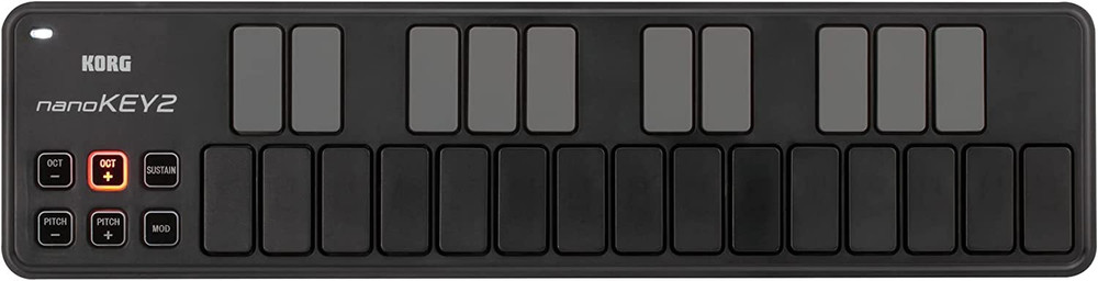 , 25-Key Midi Controller (Nanokey2Bk),Black