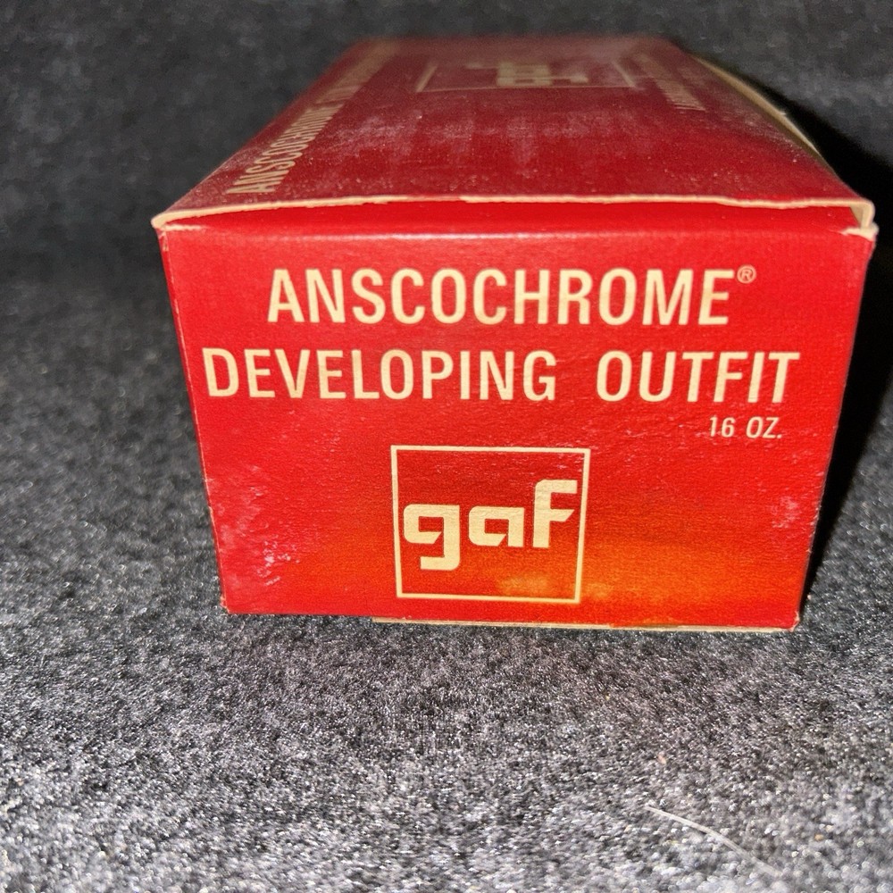 Ansco Anscochrome Developing Outfit 16oz Vintage 1960s