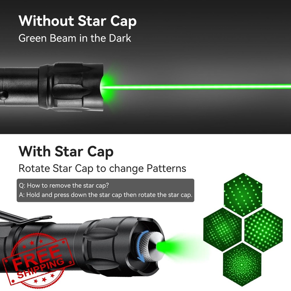 Green Laser Pointer High Power Long Range