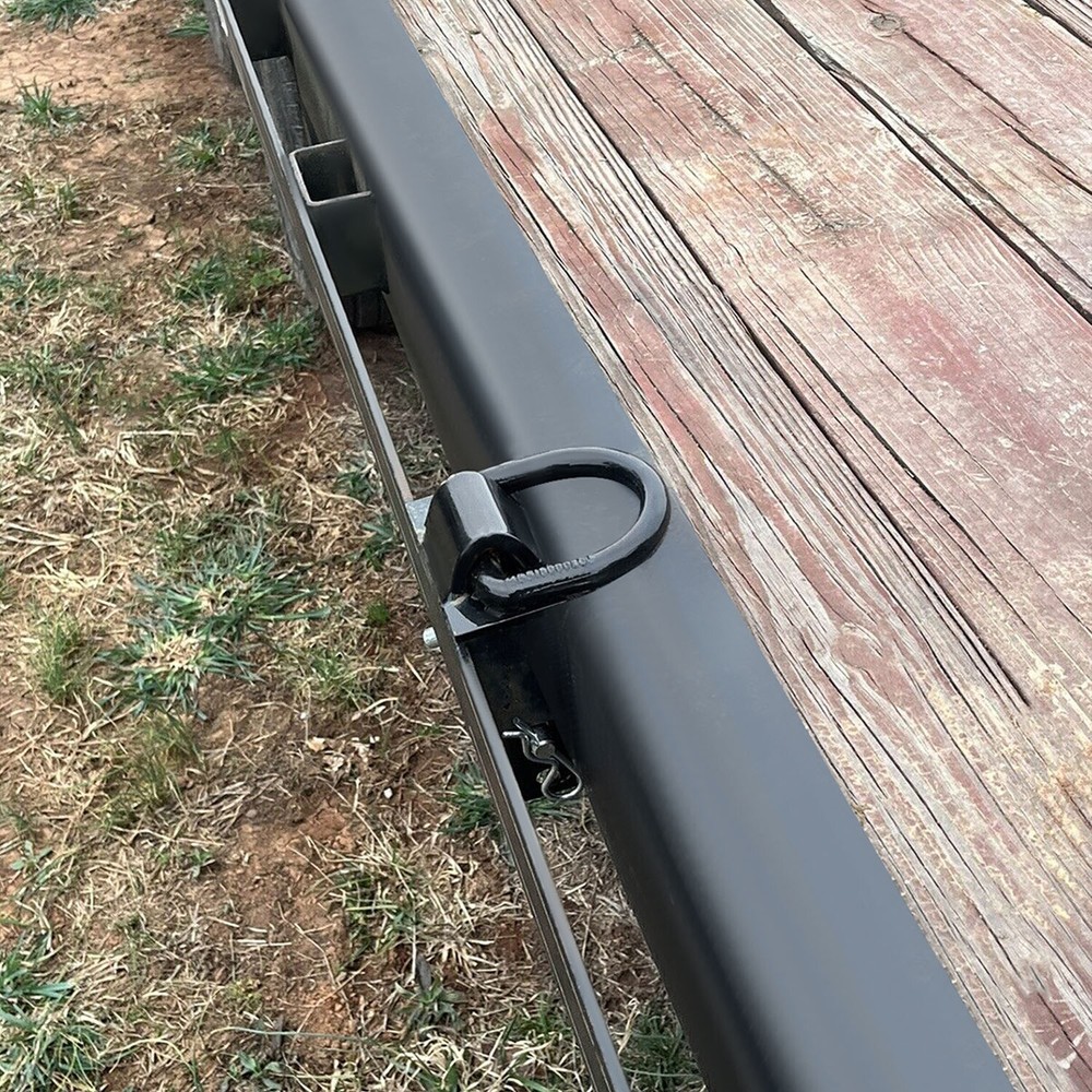 6Pcs 16200Lbs Heavy Duty Removable D Ring Stake Pocket Tie down for Utility Trai