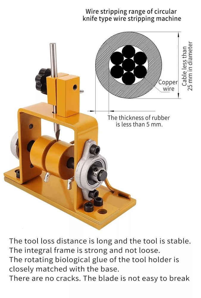 Cable Stripper Copper Wire Stripper Stripping Machine Copper Recycle Tool Manual