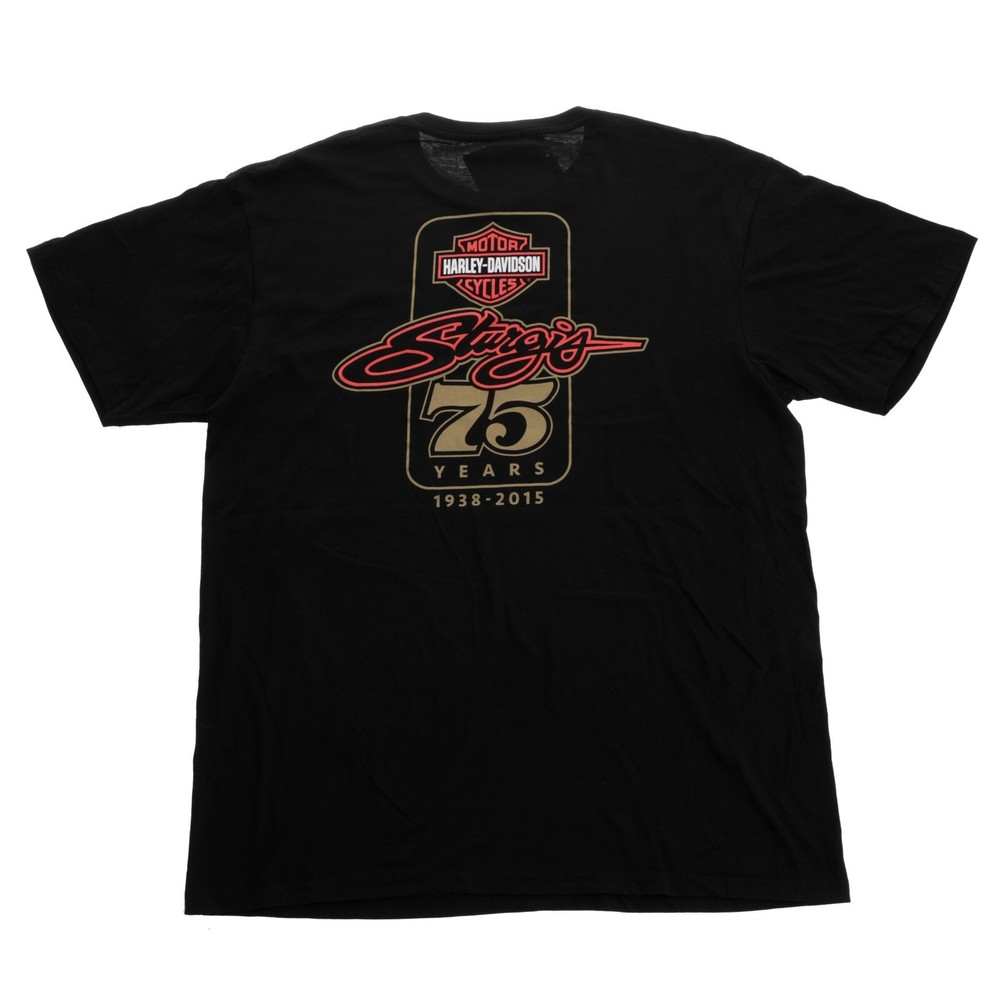 Harley Davidson 75 Years Graphic Tee Large