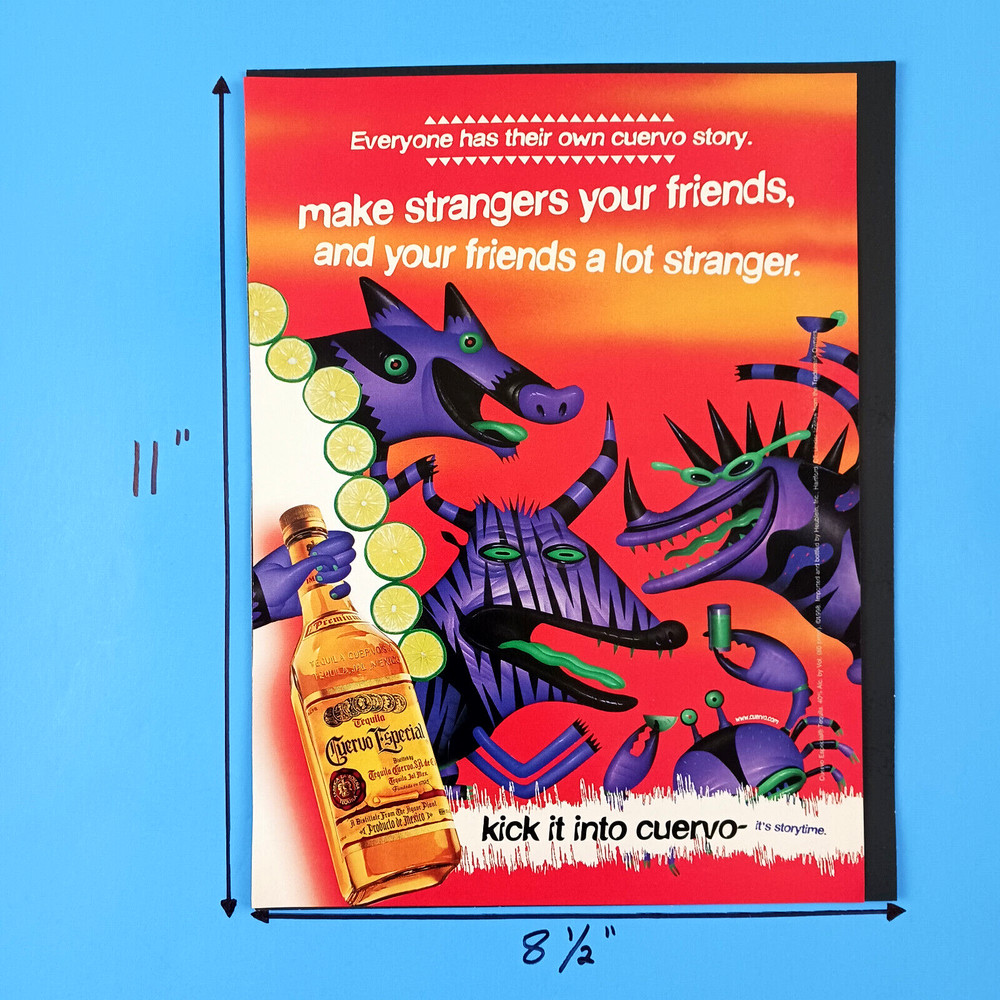 1998 Cuervo Especial Tequila Print Advertisement