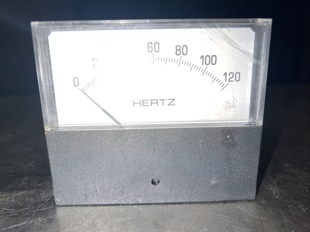 Hertz Panel Meter With RELIANCE ELECTRIC 612230-W