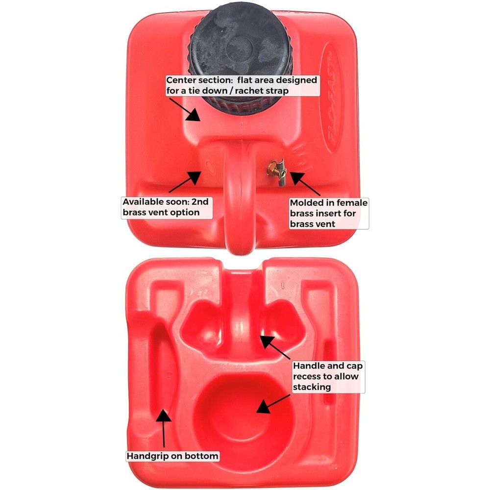 Flo-Fast Red 5 Gallon Container 50101-R