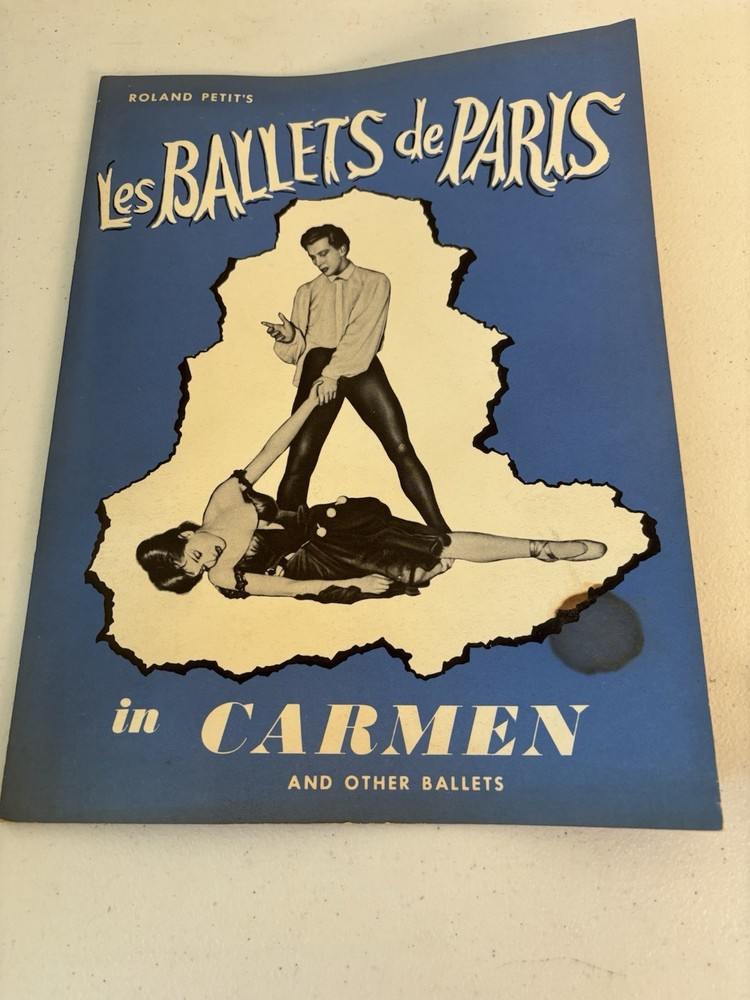 ROLAND PETIT'S LES BALLETS DE PARIS PROGRAM Vtg