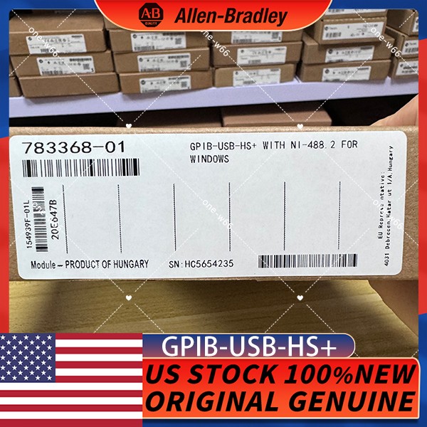 National Instruments GPIB-USB-HS+ IEEE 488 Controller Analyzer Brand New