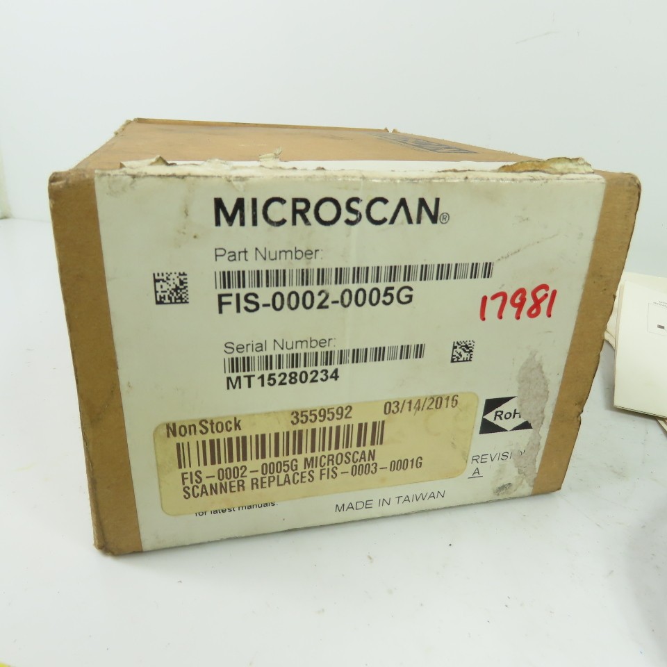 Microscan FIS-0002-0005G MS-2 Compact CCD Reader