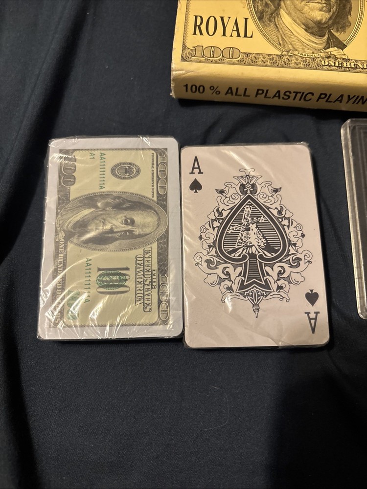 Two Total 100 Dollar Poker Decks