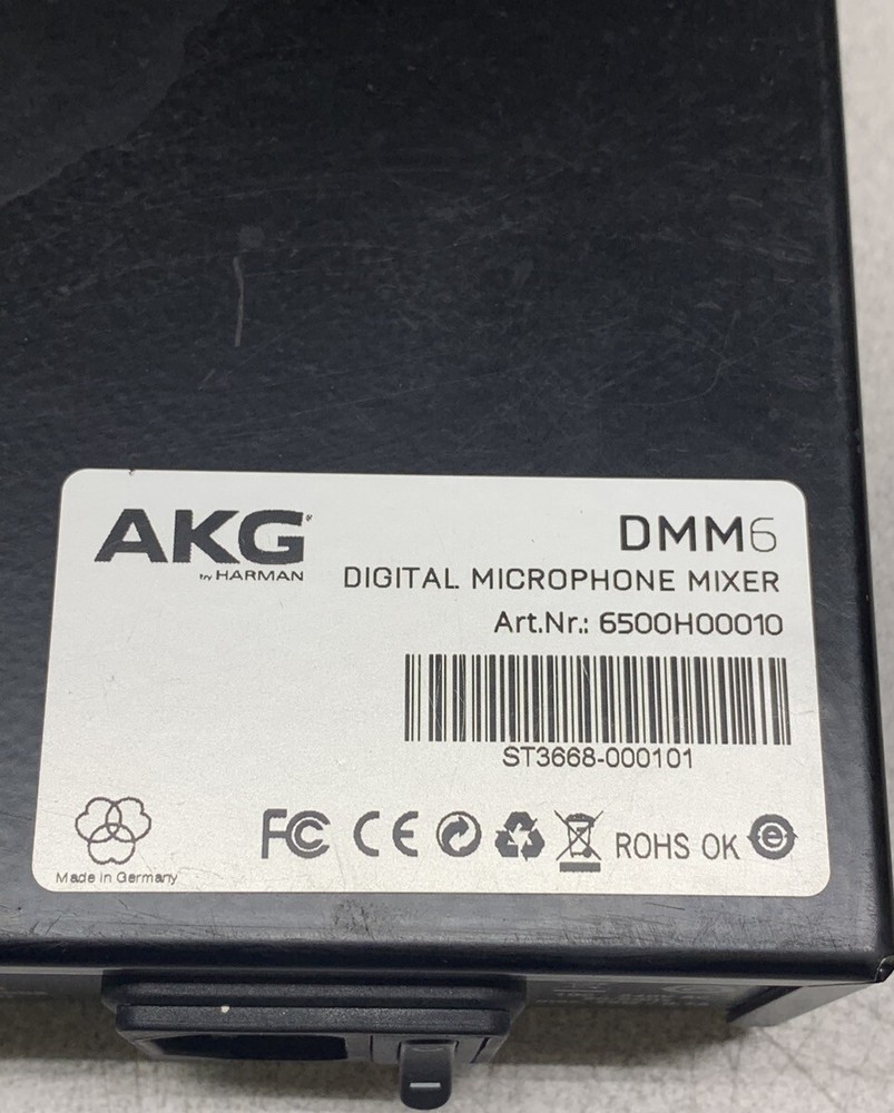 AKG DMM6 Digital Automatic Microphone Mixer 6 Channel input Missing Knobs