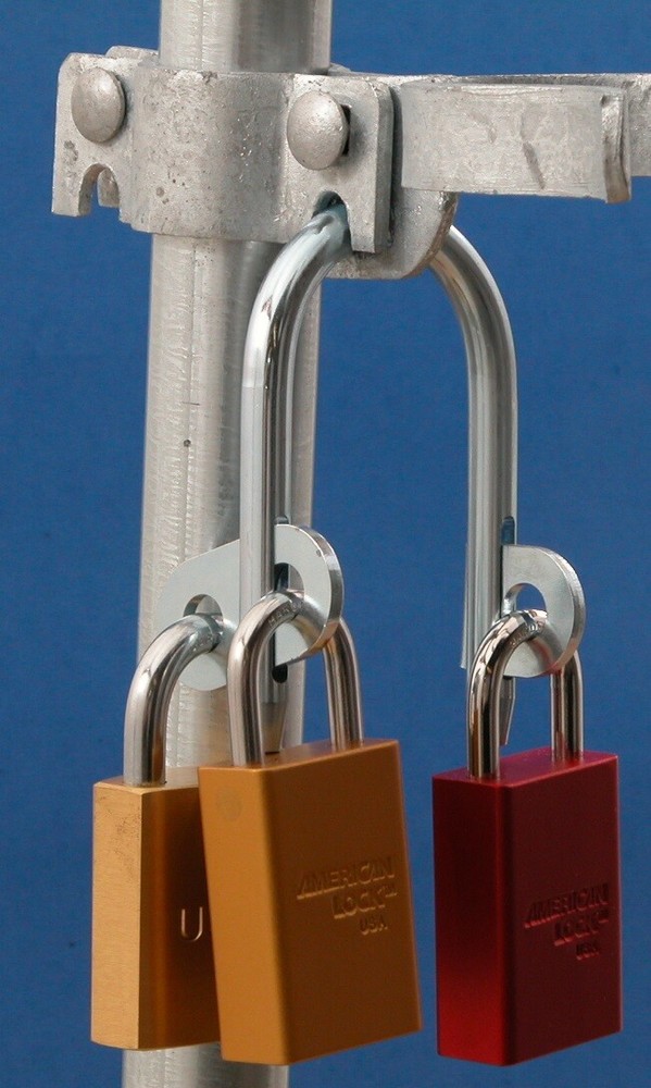 GM P4004, Multiple Padlock Locking Device - Shared Access -Dual Hasp     B2