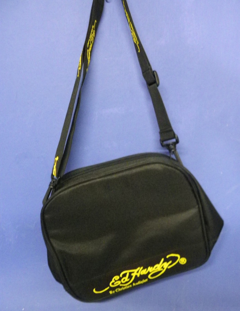 Ed Hardy Polyester/Canvas Lunchbox EVA Lining 9" x 8" x 5"