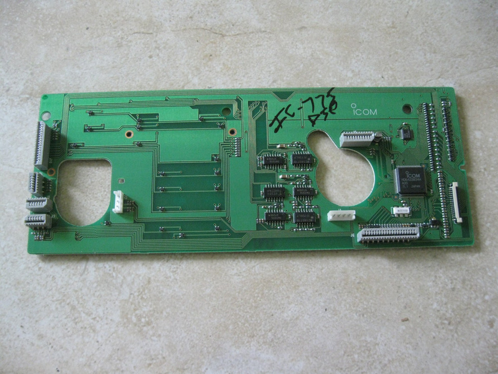 Icom IC-775DSP front panel PC board with pushbutton switches in Excellent shape