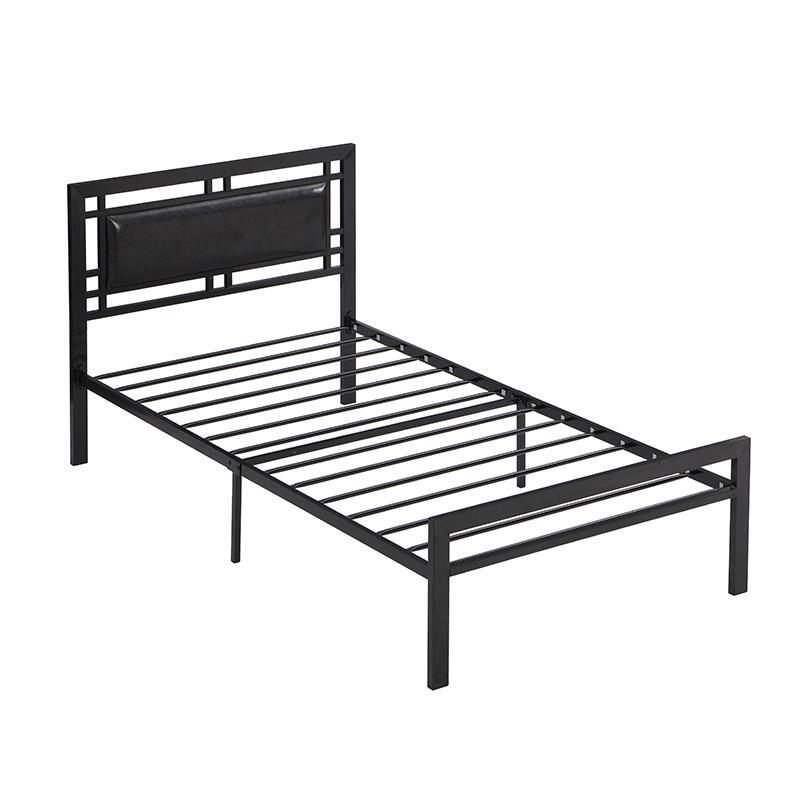 Twin Size Modern Style Metal Bed Frame for Any Bedroom Black