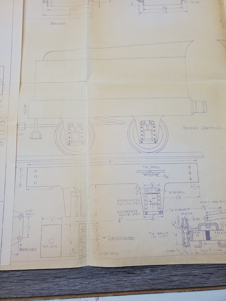 Blue Prints For Rainhill Rocket (Small Scale)