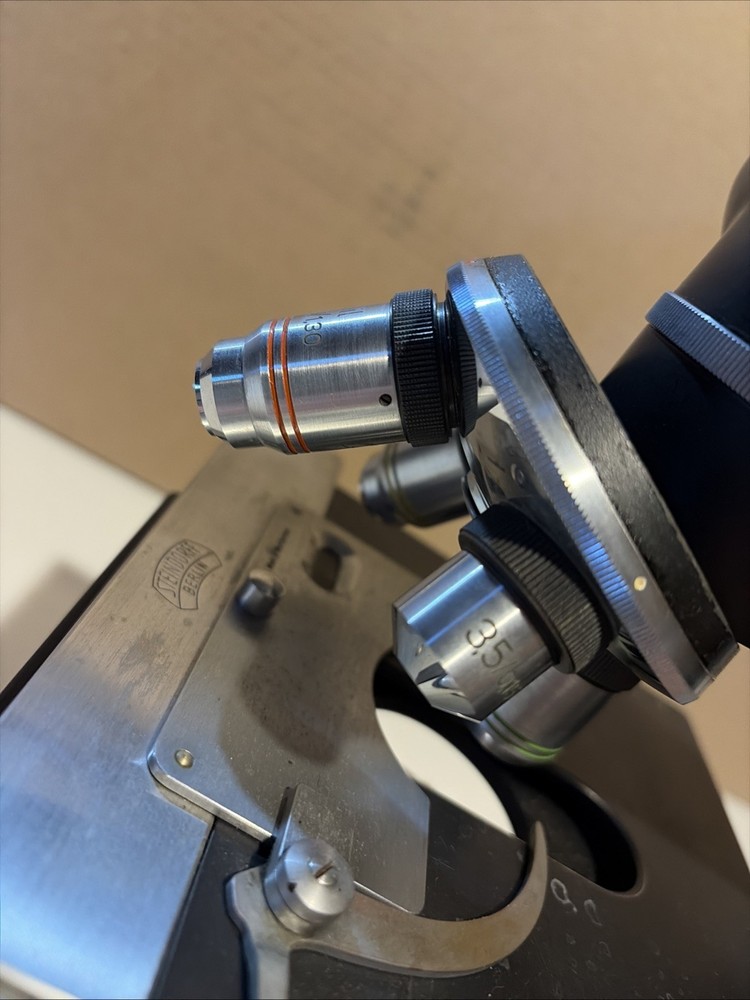 Vintage Steindorff Berlin Monocular Microscope Tested