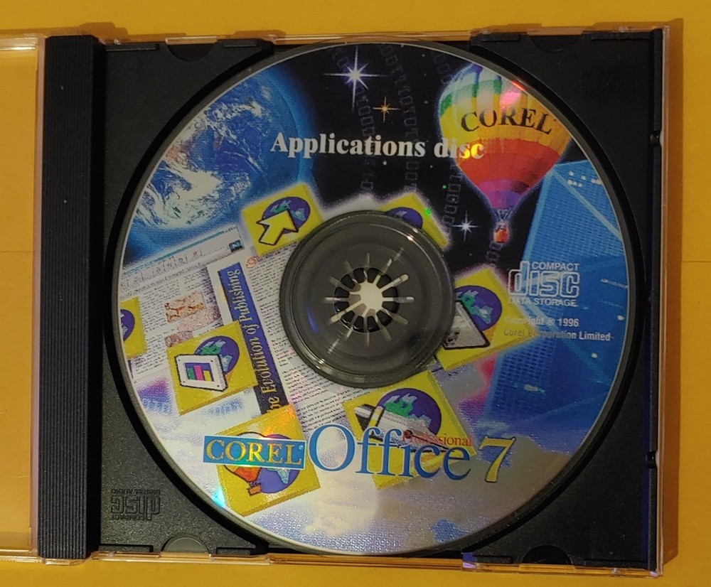 Corel Office Professional 7 Office Software Suites Applications Disc CD