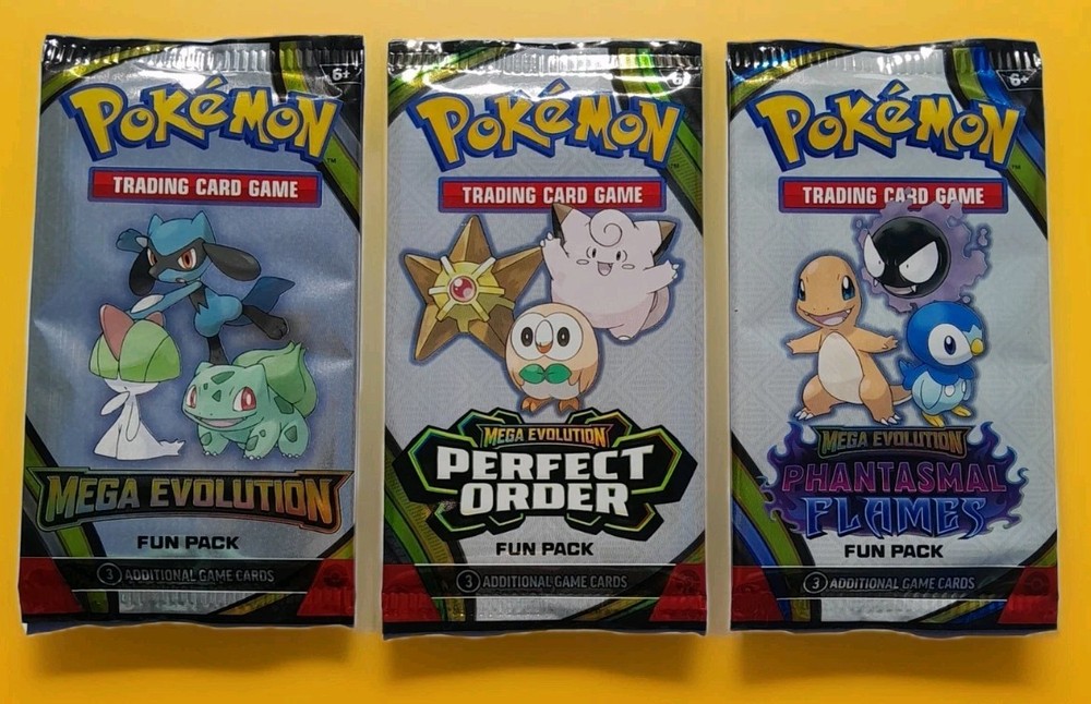 Mega Evolution Fun Packs Pokemon TCG Card PERFECT ORDER Charmander MEGA BUNDLE