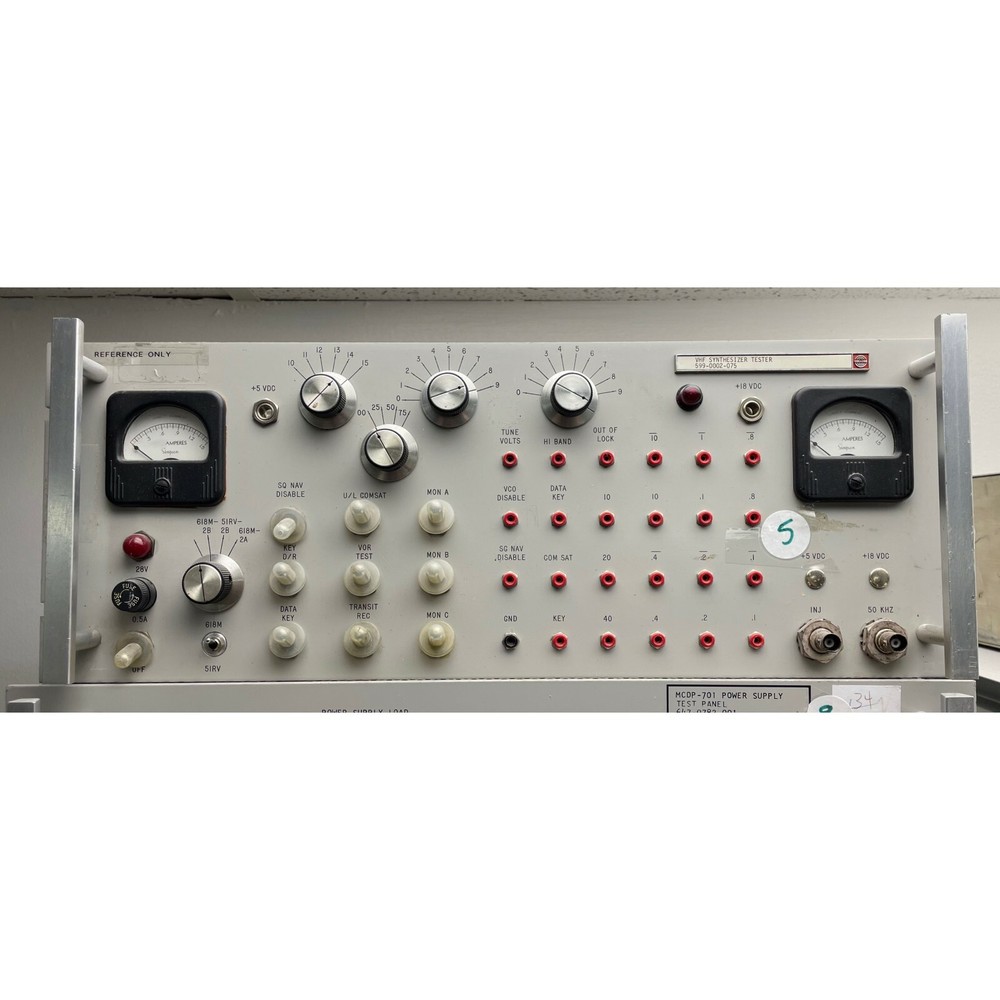 VHF SYNTHESIZER TESTER PN: 599-0002-075