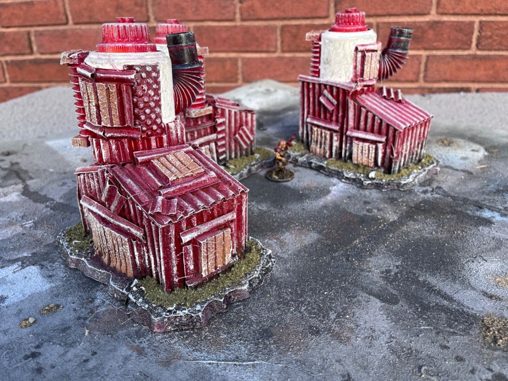Sci-Fi Terrain pieces 26 – Tabletop Gaming scratch built.