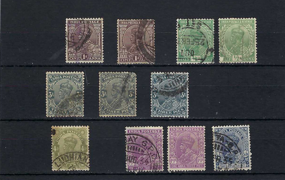 INDIA .KING  EDUARD II-    1911-13  {11}  STUDY