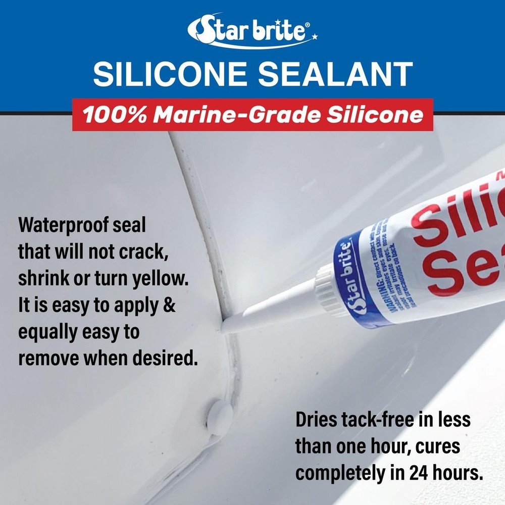Silicone Sealant Clear 2.8 OZ.