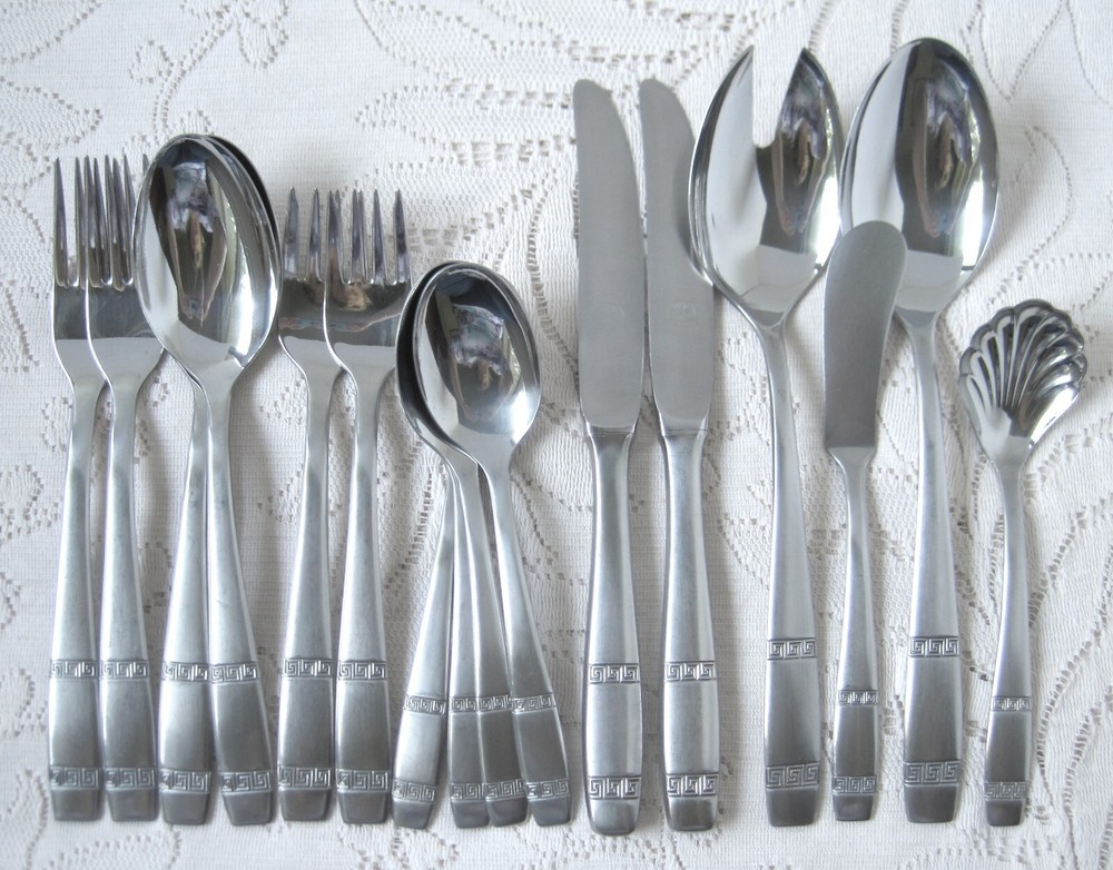 Cathedral Stainless Flatware Lot CAD2 16 Pieces