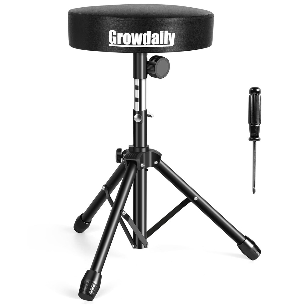 Drum Throne Adjustable Stool Universal Drummer Seat Adults Beginner