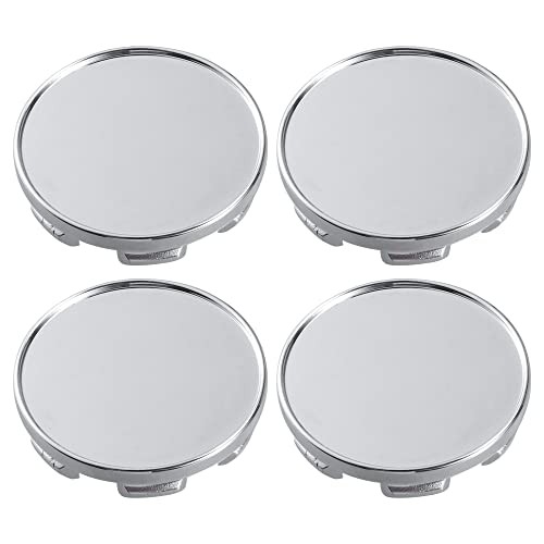 48mm Inner Diameter 6 Clips 53mm Overall Outer Diameter Wheel Rim Silver Tone