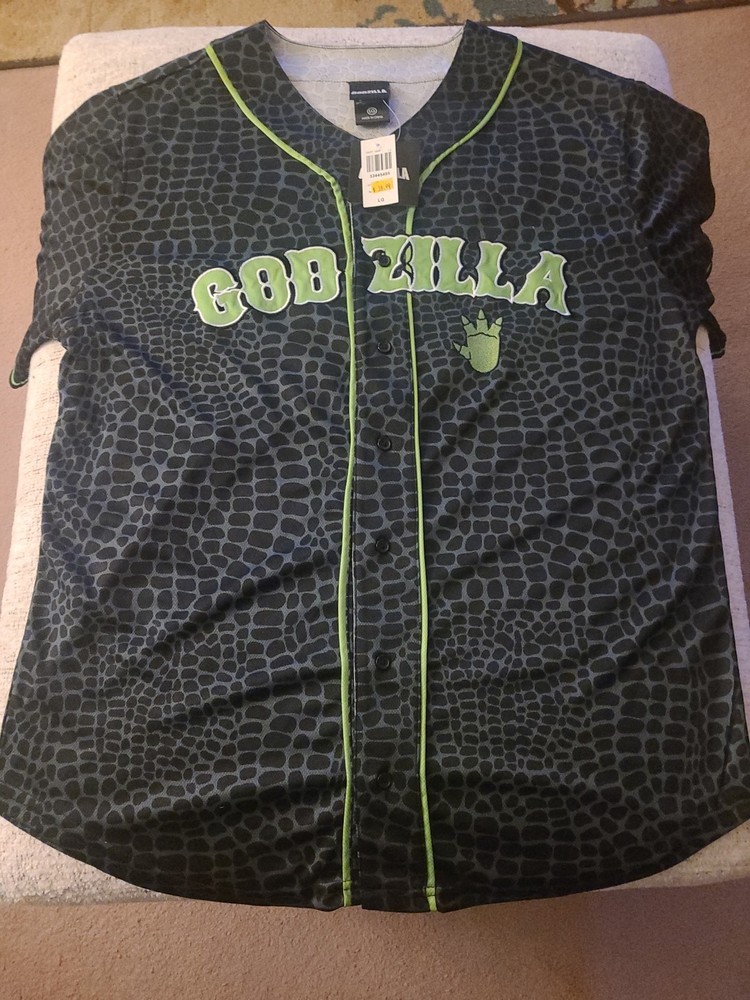 Boxlunch Exclusive Godzilla #54 Baseball Jersey Size Small New With Tags Toho