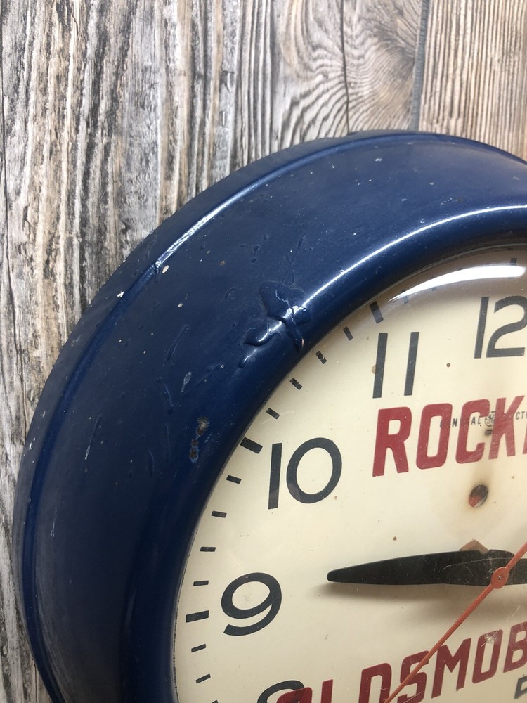 General Electric 2908 Rocket Oldsmobile Custom Made Wall Clock 11''