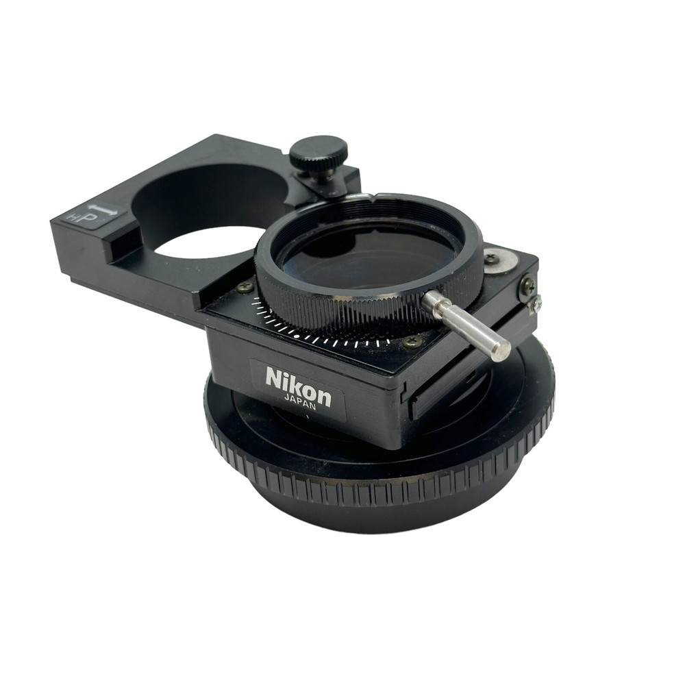 Nikon Microscope Slide Out Polarizer Made in Japan