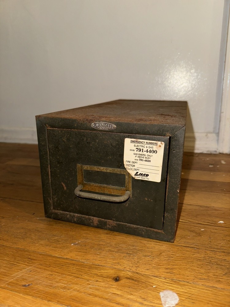 cole steel metal box