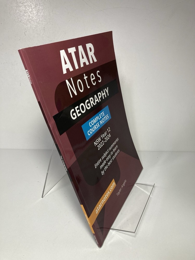 ATAR Notes NSW Geography Year 12 complete course Note (2025-2027)