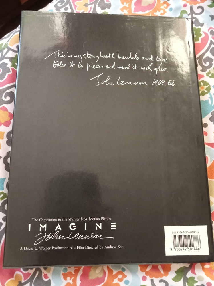Imagine John Lennon book large hardback
