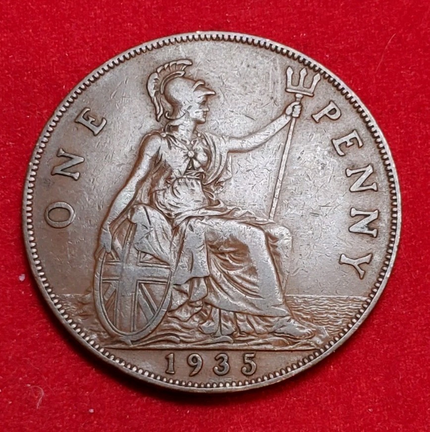 ☆1935 Great Britain Penny ☆
