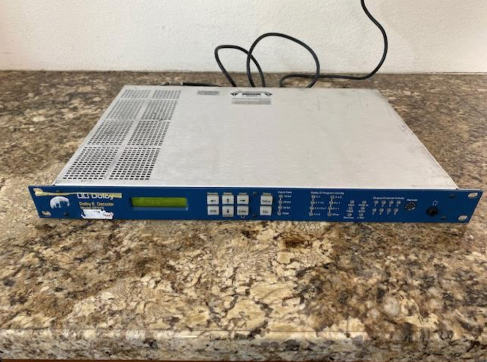 Dolby DP572 Professional Dolby E Decoder Multichannel Audio Distribution system