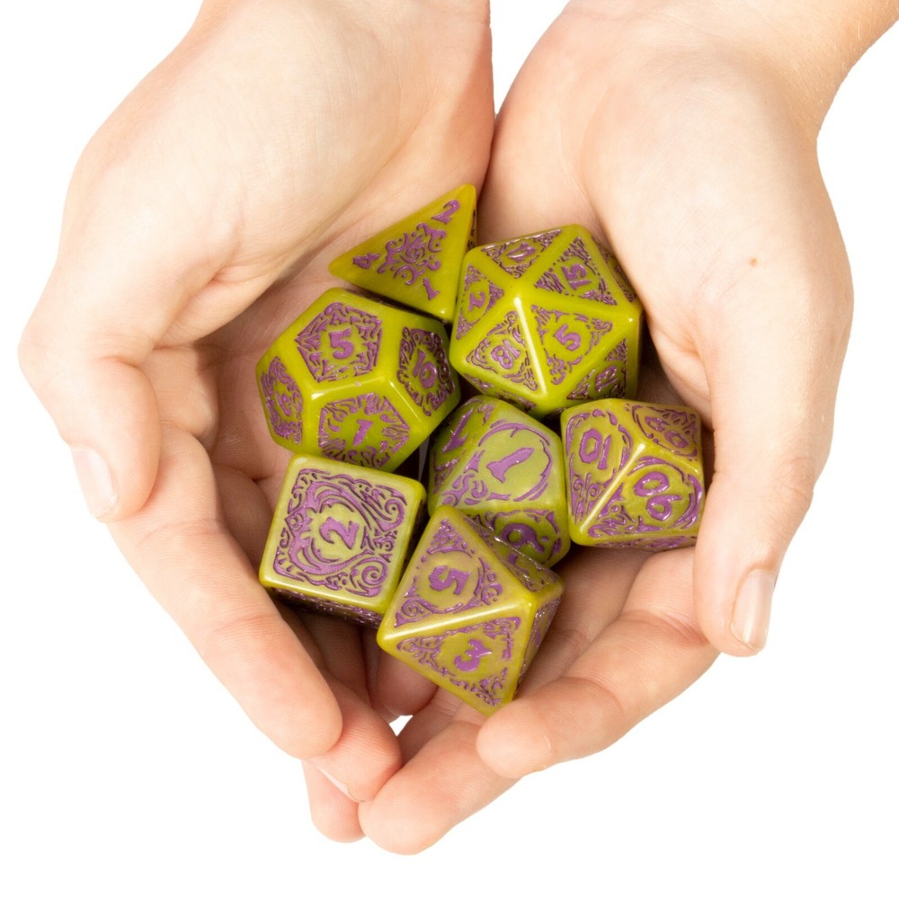 25mm Titan Dice Polyhedral Set with Box, Achlys