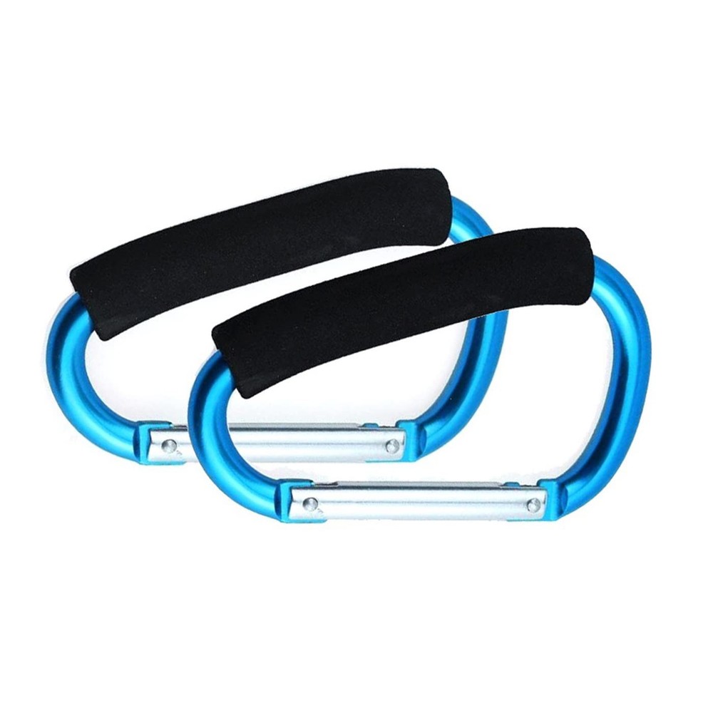 Stroller Hooks by Baby,Large for Mommy, 2 pcs Sky Blue