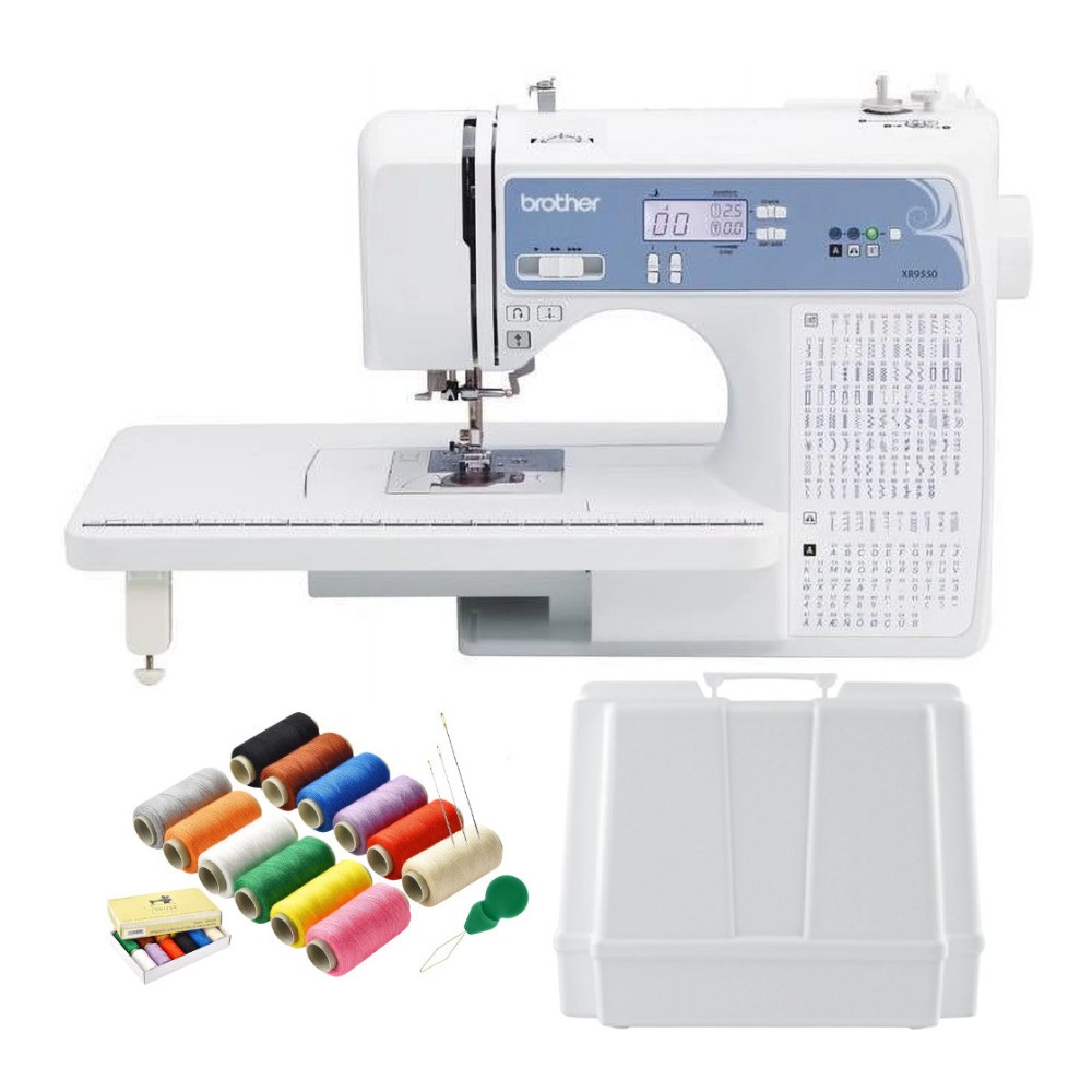 Brother XR9550 Computerized Sewing Quilting Machine Bundle ELITE